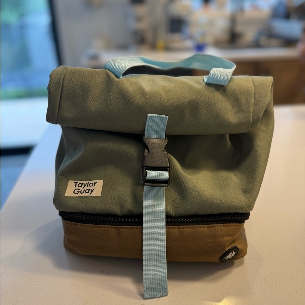 Headster Green and Brown lunchbag